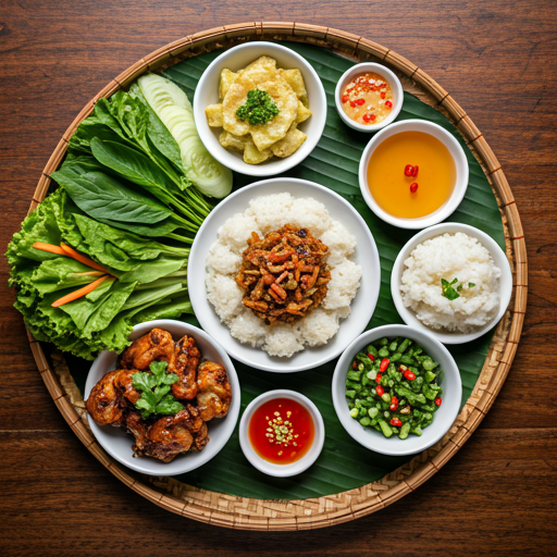 Mâm Cơm Bản Địa Nếp